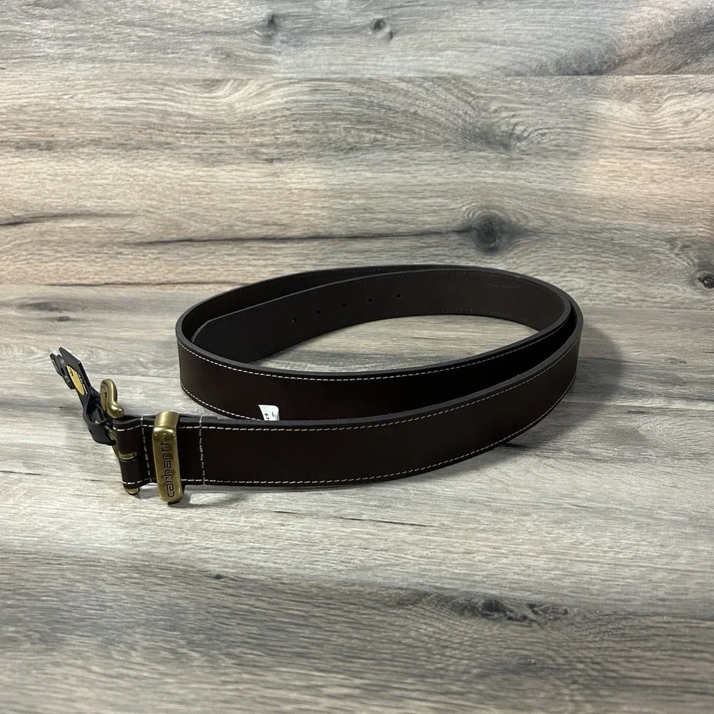 CARHARTT MEN'S BELT - SIZE: 54 BROWN W85511-M